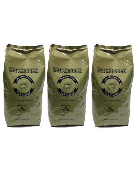 Brickhouse 100% Colombian Bean, 3/5 Lb Bags 3 Brickhouse 100% Colombian Bean, 3/5 Lb Bags