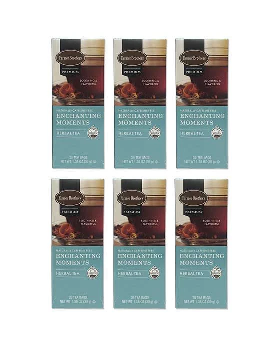 Farmer Brothers Premium: Enchanting Moments Hot Tea, 6/25 Ct Tea Boxes 3 Farmer Brothers Premium: Enchanting Moments Hot Tea, 6/25 Ct Tea Boxes