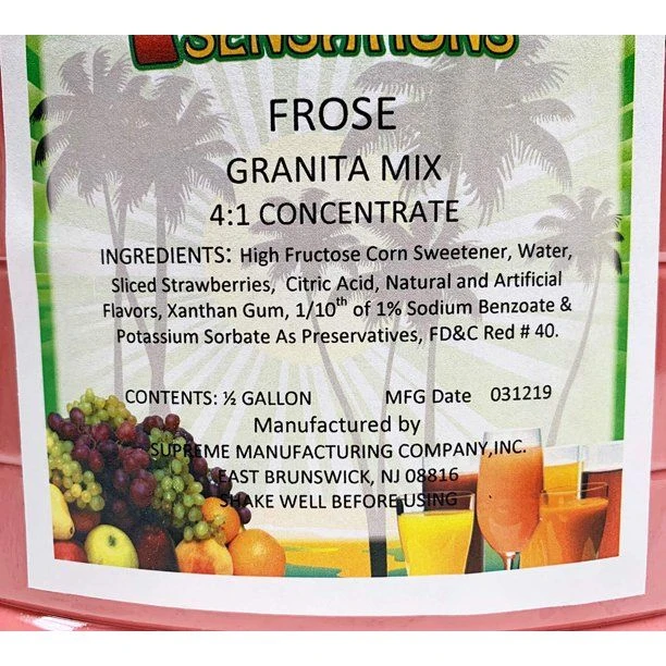 Tropical Sensations - Frosé (Frozen Rosé) Drink Mix, 1 Bottle 64 Oz 5 Tropical Sensations - Frosé (Frozen Rosé) Drink Mix, 1 Bottle 64 Oz - Image 3