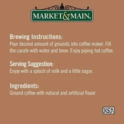 Market & Main® Chocolate Peanut Butter Cup Flavored Coffee (6 Bags/12 Oz) -Coffee Drinks Shop 414smkp9mtl 1