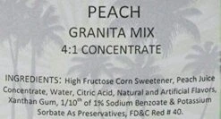 Peach Frozen Drink Mix, Tropical Sensations, 1 Bottle (64 Oz.) -Coffee Drinks Shop 51evtrmbvwl 1