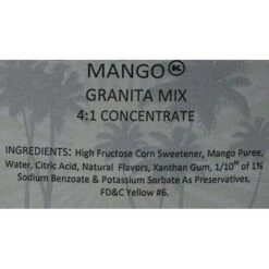 Tropical Sensations - Mango Granita Mix, 1 Bottle 64 Oz 9 Tropical Sensations - Mango Granita Mix, 1 Bottle 64 Oz -Coffee Drinks Shop 5 1