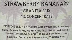 Tropical Sensations - Strawberry Banana Granita Mix, One Bottle 64 Oz -Coffee Drinks Shop 71yvxt5jkql. sx679
