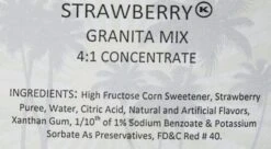 Tropical Sensations - Strawberry Granita Mix, 6 Bottles 64 Oz Each -Coffee Drinks Shop 81w0a9a3fol
