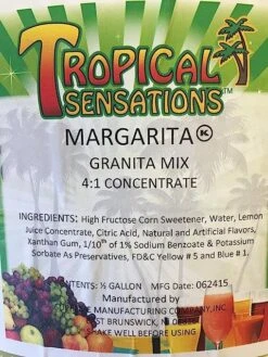Tropical Sensations - Margarita Granita Mix, 1 Bottle 64 Oz -Coffee Drinks Shop 91uex0eocbl. sy679