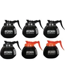 BUNN® BUNN 42401.0106 : Coffee Decanter Case Of 6 Glass Pots (4 Regular, 2 Decaf)