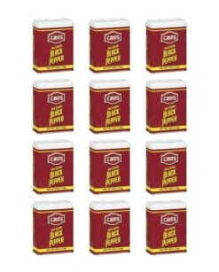 Cain's Pure Ground Black Pepper, 12 Bottles, 4 Oz Each