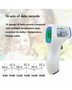 Digital LCD Infrared Thermometer Non-contact Forehead Baby Adult Temperature USA -Coffee Drinks Shop Digital LCD Infrared Thermometer Non contact Forehead Baby Adult Temperature USA 02 2nd