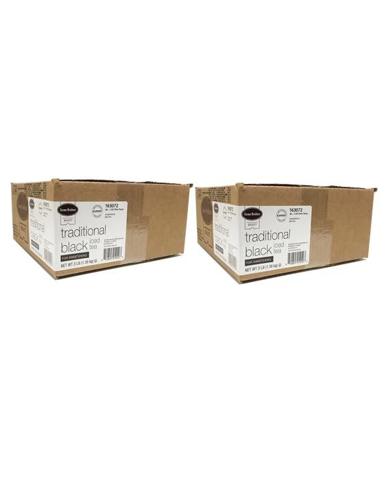 Farmer Brothers Black Iced Tea For Sweetening, 2 Boxes - 48/1 Oz