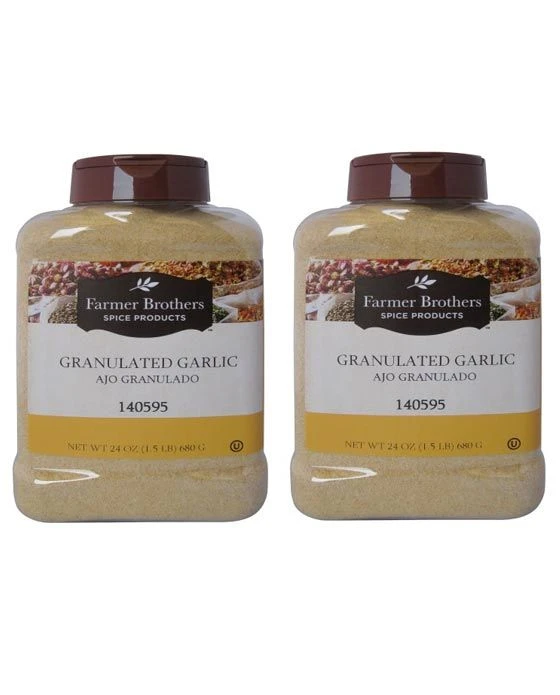Farmer Brothers Granulated Garlic (2 Bottles/1.5 Lb Ea.) 3 Farmer Brothers Granulated Garlic (2 Bottles/1.5 Lb Ea.)