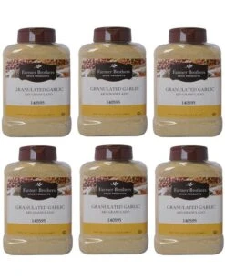 Farmer Brothers Granulated Garlic (6 Bottles/1.5 Lb Ea.)