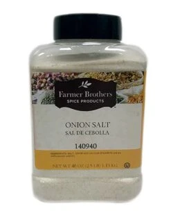 Farmer Brothers Onion Salt (1 Bottle/2.5 Lb)