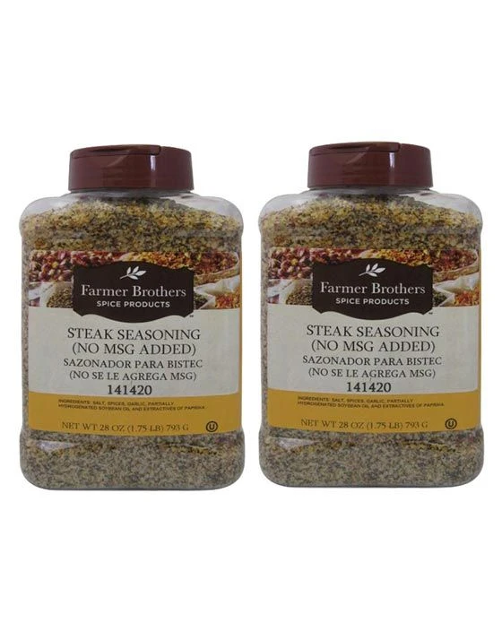 Farmer Brothers Steak Seasoning (2 Bottles/28 Oz Ea.) 3 Farmer Brothers Steak Seasoning (2 Bottles/28 Oz Ea.)