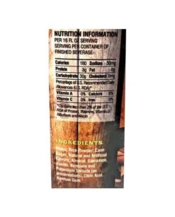 Horchata Frozen Drink Mix, Muy Refresco De Tropical, 1 Bottle (64 Oz)