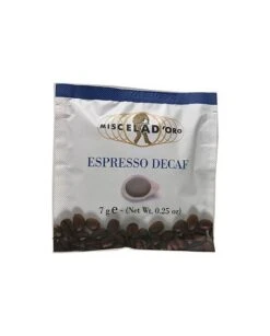 Miscela D'Oro Single Espresso - 4 X 150 Pods 600 Total (Decaf)