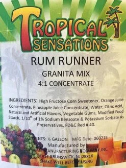 Frozen Drink Tropical Sensations Rum Runner Grantia Mix 1 Bottle -Coffee Drinks Shop a1rn69w4uhl. sy679