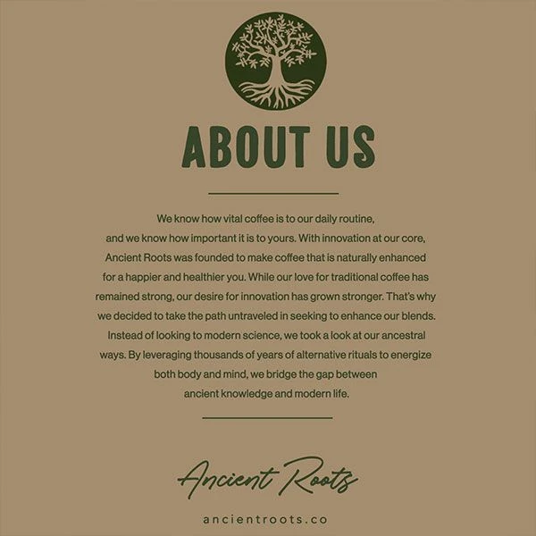 Ancient Roots Hazelnut Medium Roast Flavored Mushroom Ground CoffeeBy Corim Premium Blends (12 Ounces) 7 Ancient Roots Hazelnut Medium Roast Flavored Mushroom Ground CoffeeBy Corim Premium Blends (12 Ounces) - Image 5