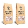 Ancient Roots Hazelnut Medium Roast Flavored Mushroom Ground Coffee 2/12 Oz Bags -Coffee Drinks Shop ancient roots hazelnut flavored mushroom coffee hazelnut coffee2bags