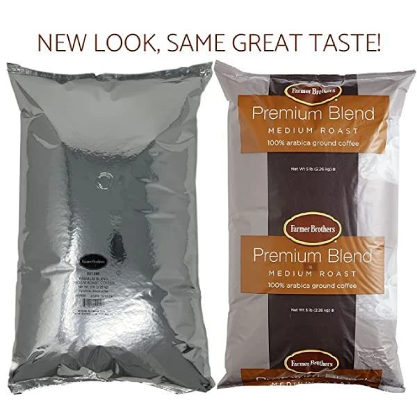 Farmer Brothers Premium Blend Medium Roast Ground Coffee, 3/5 Lbs Bags 4 Farmer Brothers Premium Blend Medium Roast Ground Coffee, 3/5 Lbs Bags - Image 2