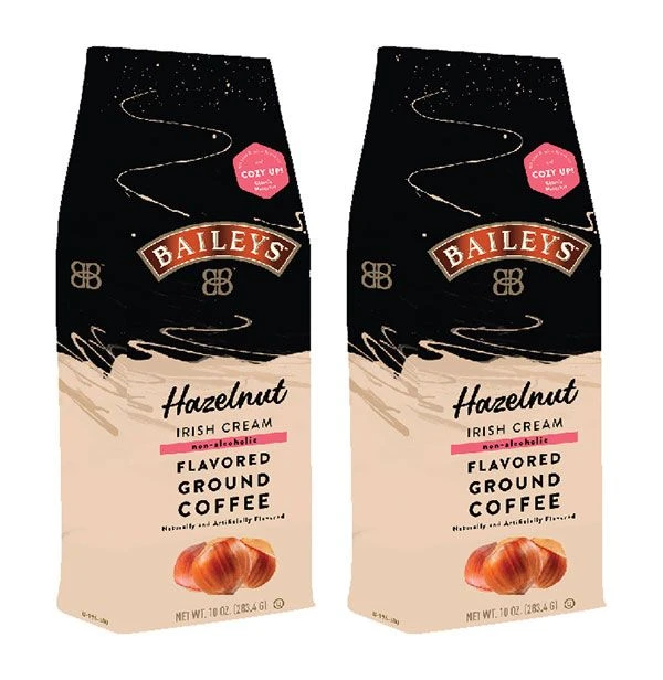 Baileys Bailey's, Hazelnut Irish Cream, Flavored Ground Coffee (2 Bags/10 Oz) 3 Baileys Bailey's, Hazelnut Irish Cream, Flavored Ground Coffee (2 Bags/10 Oz)