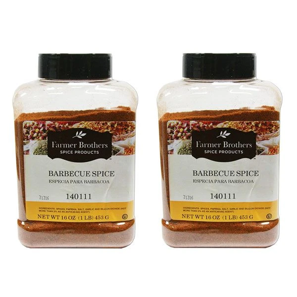 Farmer Brothers Barbecue Spice, Blend (2 Bottle/1 Lb Each) 3 Farmer Brothers Barbecue Spice, Blend (2 Bottle/1 Lb Each)