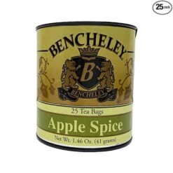Bencheley Apple Spice Tea, 25 Tea Bags (1.46 Oz) -Coffee Drinks Shop bencheley apple spice tea1 1