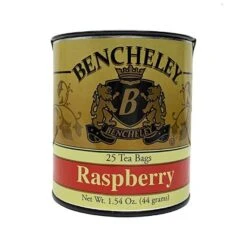 Bencheley Raspberry Tea, 25 Tea Bags (1.46 Oz) -Coffee Drinks Shop bencheley raspberry tea1 1