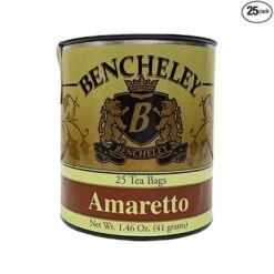 Bencheley Amaretto Tea, 25 Tea Bags (1.46 Oz) -Coffee Drinks Shop bencheleyamaretto1 1
