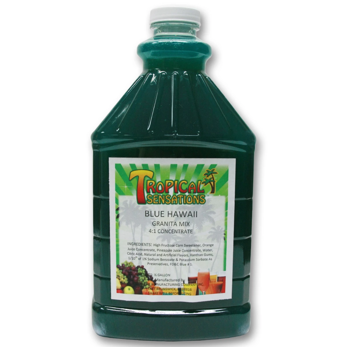 Granita Machine, Frozen Drink Blue Hawaii Slush Machine Cocktail Mix 1 Bottle 2 Granita Machine, Frozen Drink Blue Hawaii Slush Machine Cocktail Mix 1 Bottle