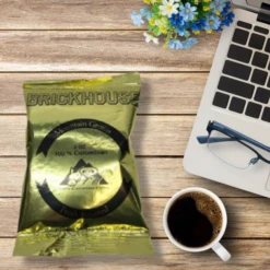 Brickhouse 100% Colombian Ground Coffee, 160/2 Oz Bags -Coffee Drinks Shop brickhoise00 colombian ground coffee 2