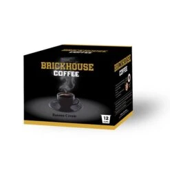 Brickhouse Single Serve Coffee, Banana Cream, 72 Count -Coffee Drinks Shop brickhouse banana cream single serve cups 12 count