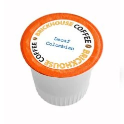 Brickhouse Single Serve Coffee, Decaf Colombian Blend, 72 Count -Coffee Drinks Shop brickhouse decaf colombian single serve cups 12 cntt