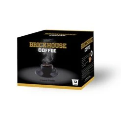 Brickhouse Single Serve Coffee, French Vanilla, 72 Count -Coffee Drinks Shop brickhouse french vanilla single serve cups 12 count