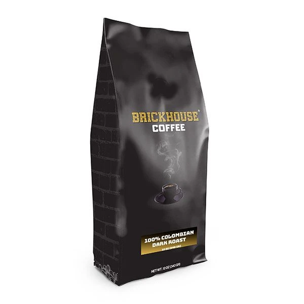 Brickhouse Ground Coffee, BRICKHOUSE Blend: 100% Colombian Dark Roast, 6/12 Oz Bags 4 Brickhouse Ground Coffee, BRICKHOUSE Blend: 100% Colombian Dark Roast, 6/12 Oz Bags - Image 2