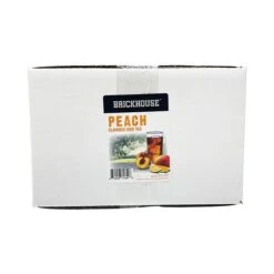 Brickhouse Peach Flavored Iced Tea, 24/3 Oz Packets, Loose Leaf With Filters -Coffee Drinks Shop brickhouse peach flavored iced tea 24 3oz 1