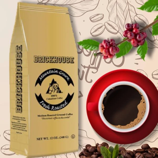 Brickhouse 100% Colombian Ground Coffee, 2/12 Oz Bags Buy 2 Get 1 Free 5 Brickhouse 100% Colombian Ground Coffee, 2/12 Oz Bags Buy 2 Get 1 Free - Image 3