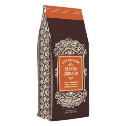 Cafe Mexicano Ground Coffee, Mexican Cinnamon, 1 Lb Bag (4 Pack) -Coffee Drinks Shop cafe mexicano ground coffee mexican cinnamon 1 lb bag 2