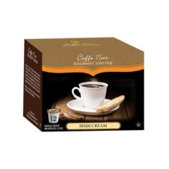 Caffe Noir Gourmet Coffee Irish Cream, Single Serve Beverage Cups, 6 Box 12 Count Each -Coffee Drinks Shop caffe noir gourment coffee irish cream 12 ct 1
