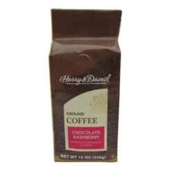 Harry & David Chocolate Raspberry Ground Coffee, 3 Bags (12 Oz Each) -Coffee Drinks Shop crc1 1