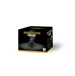 Brickhouse Single Serve Coffee, Dark Roast, 72 Count -Coffee Drinks Shop dark roast 12 count box
