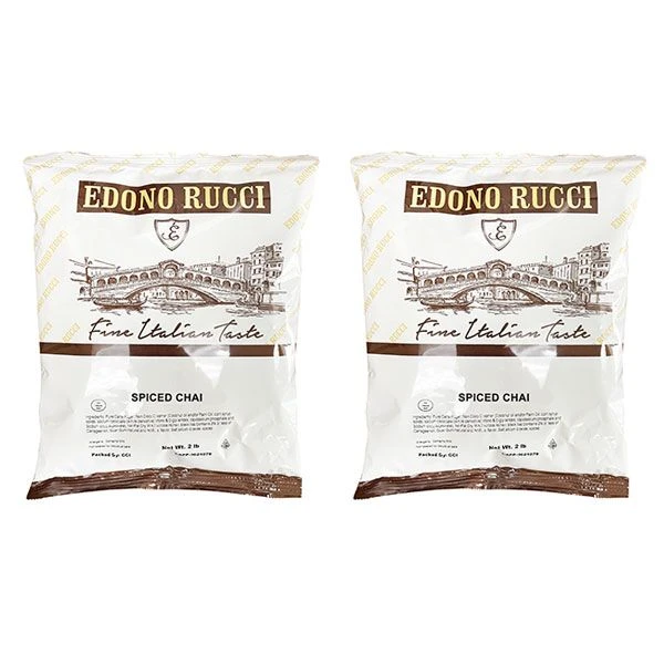 Edono Rucci Spiced Chai Tea Latte 2 Bags (2 Lbs Ea) 3 Edono Rucci Spiced Chai Tea Latte 2 Bags (2 Lbs Ea)
