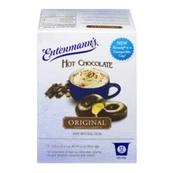 Entenmann's Single Serve Coffee, Hot Chocolate Original, 6/12 Count 11 Entenmann's Single Serve Coffee, Hot Chocolate Original, 6/12 Count -Coffee Drinks Shop entenmann s hot chocolate 12 count 1 1