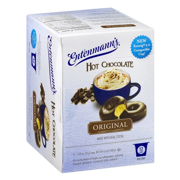 Entenmann's Single Serve Coffee, Hot Chocolate Original, 6/12 Count 6 Entenmann's Single Serve Coffee, Hot Chocolate Original, 6/12 Count - Image 4