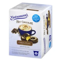 Entenmann's Single Serve Coffee, Hot Chocolate Original, 6/12 Count 13 Entenmann's Single Serve Coffee, Hot Chocolate Original, 6/12 Count -Coffee Drinks Shop entenmann s hot chocolate 12 count 3 1