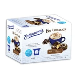 Entenmann's Single Serve Coffee, Hot Chocolate Original, 6/12 Count 10 Entenmann's Single Serve Coffee, Hot Chocolate Original, 6/12 Count -Coffee Drinks Shop entenmann s original hot chocolate k cups 12 count 1