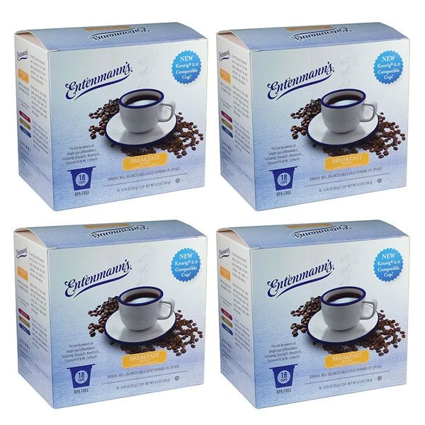 Entenmann's Single Serve Coffee, Breakfast Blend, 4/18 (72 Count) 3 Entenmann's Single Serve Coffee, Breakfast Blend, 4/18 (72 Count)