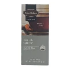 Farmer Brothers Premium: Earl Grey Hot Tea, 6/25 Ct Tea Boxes -Coffee Drinks Shop fbearlgreyblacktea2