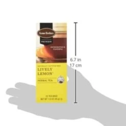 Farmer Brothers Premium: Lively Lemon Hot Tea, 2/25 Ct Tea Boxes -Coffee Drinks Shop fbliveltlemon3 2
