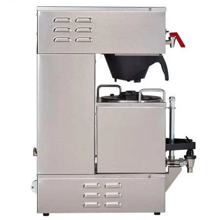 Curtis GEM-120A-10 Gemini Stainless Steel Analog Satellite Coffee Brewer - 120V 4 Curtis GEM-120A-10 Gemini Stainless Steel Analog Satellite Coffee Brewer - 120V - Image 2