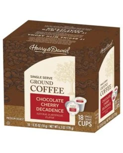 Harry & David Chocolate Cherry Decadence Single Serve Coffee, 2/18 Count -Coffee Drinks Shop harry david chocolate cherry decadence single serve coffee
